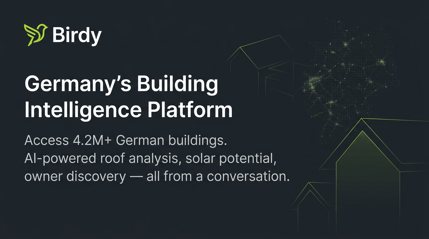 Birdy — Deutschlands Gebäudeintelligenz-Plattform